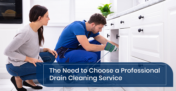 Choose a professional drain cleaning service