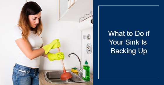 Things to do when your sink is backing up
