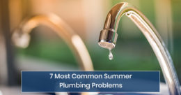 Common summer plumbing problems
