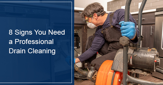 When do you need professional drain cleaning service?