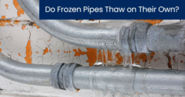 Do frozen pipes thaw on their own?